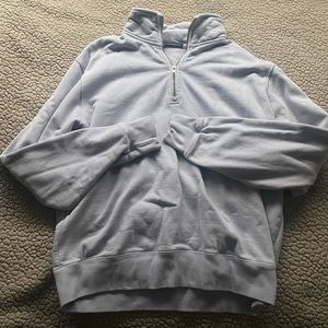 Brendy Melville. Light Blue. Half Zip